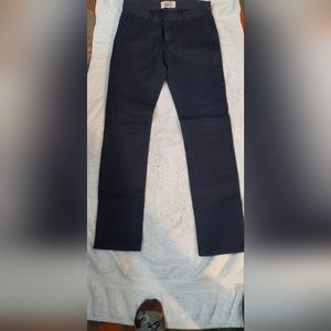 Naked and famous Navy stretch twiĺl chino